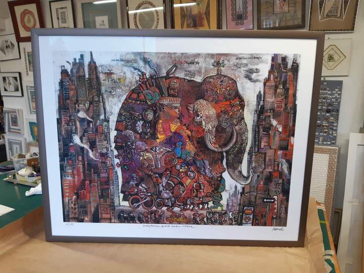 Encadrement tableaux Rouen